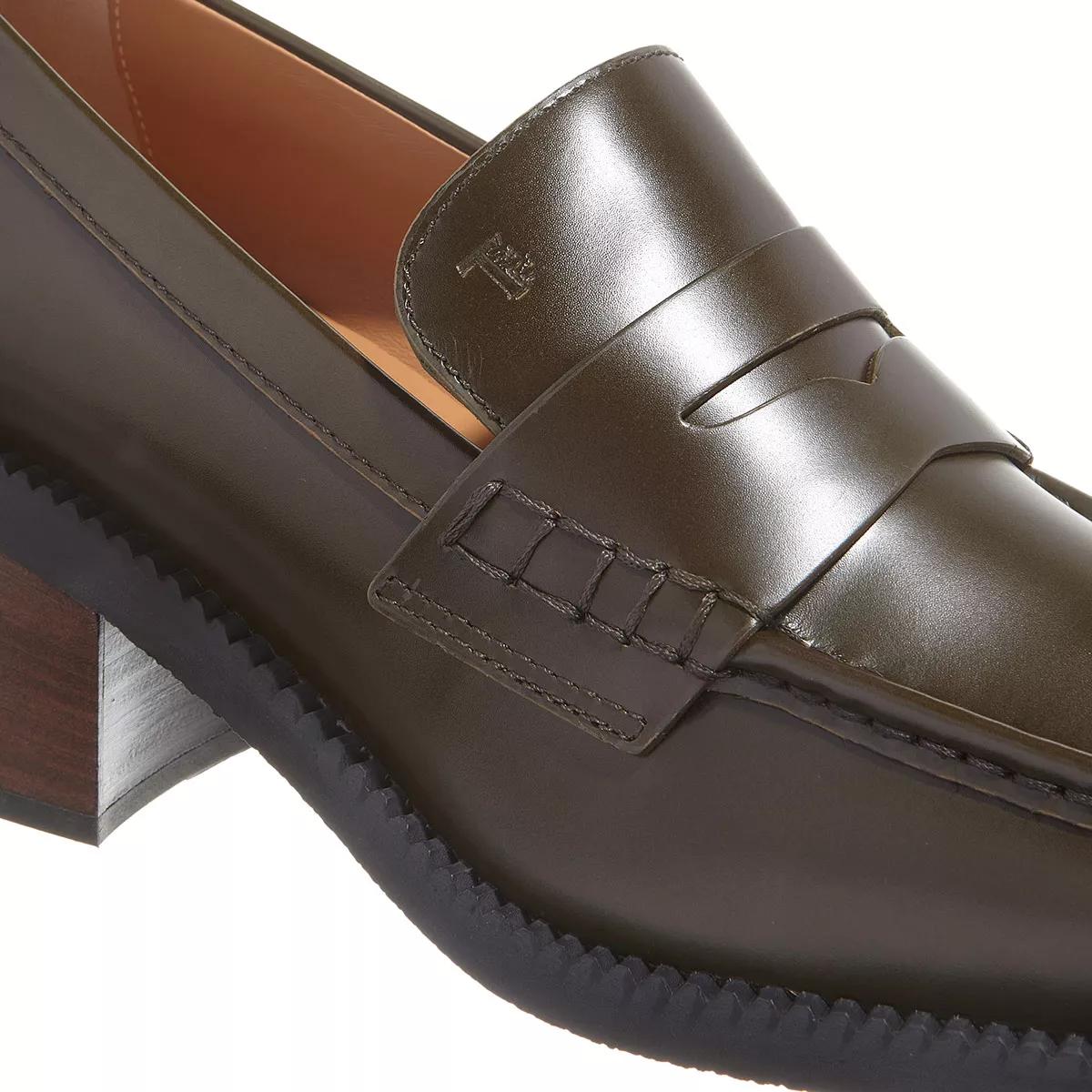 Tod's Loafers & Ballerinas - Heeled Loafers - Gr. 39,5 (EU) - in Grün - für Damen von TOD'S