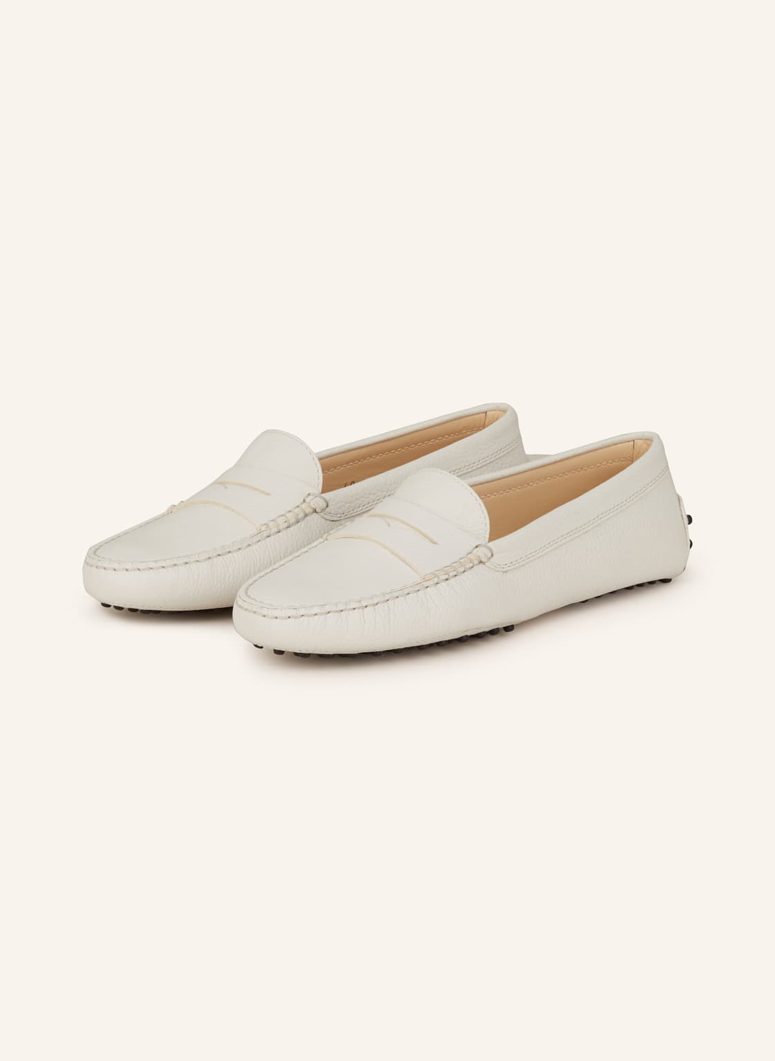 Tod's Mokassins Gommino weiss von TOD'S