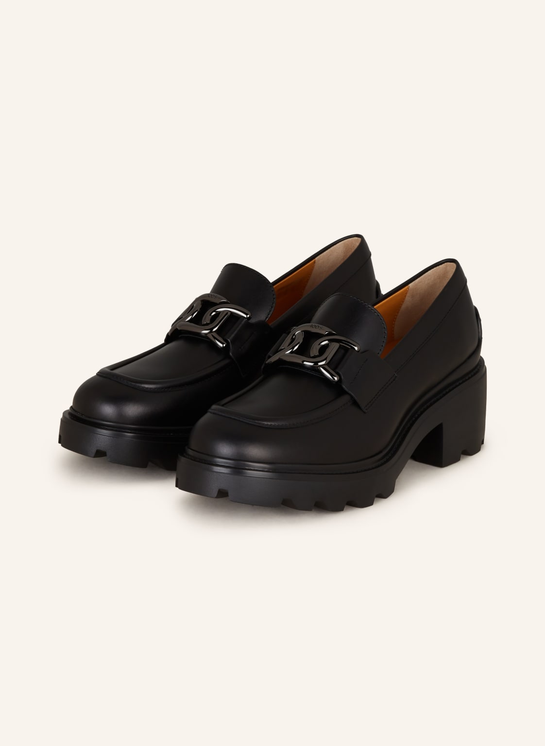 Tod's Plateau-Loafer Gomma Carro schwarz von TOD'S