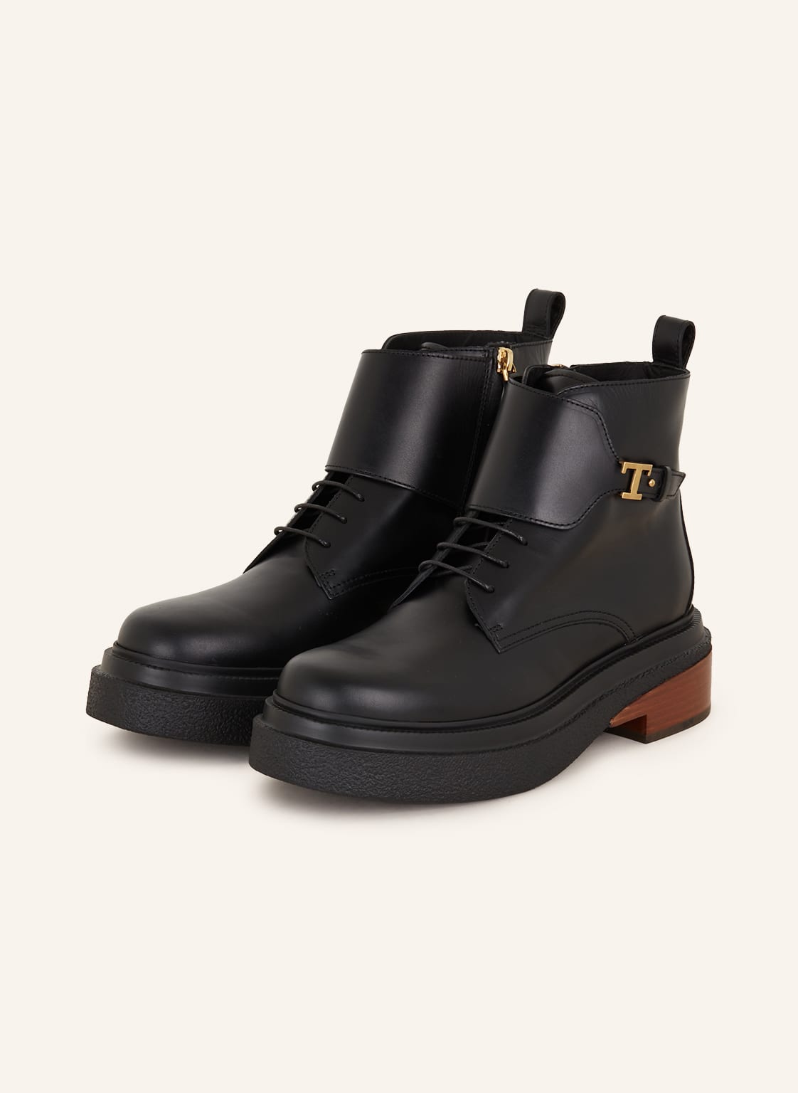 Tod's Schnürboots schwarz von TOD'S