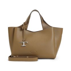 Tod's Schultertasche Aus Leder In Nude & Neutral von TOD'S
