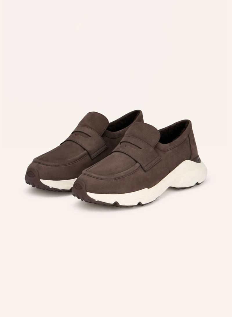Tod's Slip-On-Sneaker braun von TOD'S