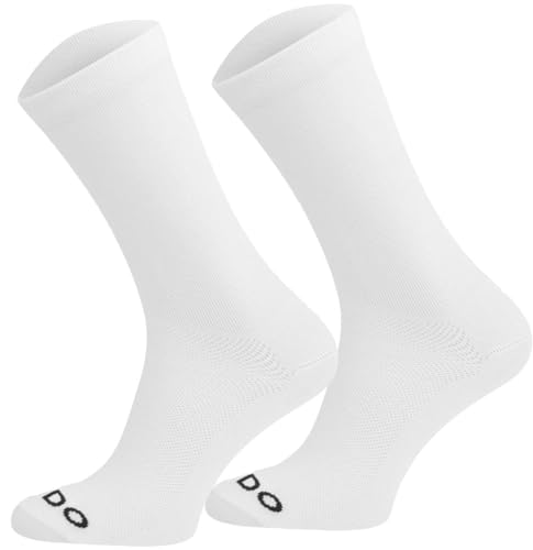 TODO Fahrradsocken Herren und Damen. Atmungsaktive Rennrad Socken Herren. Fahrrad Socken Herren, Radsocken (Rennrad Socken Weiß 39-42) von TODO