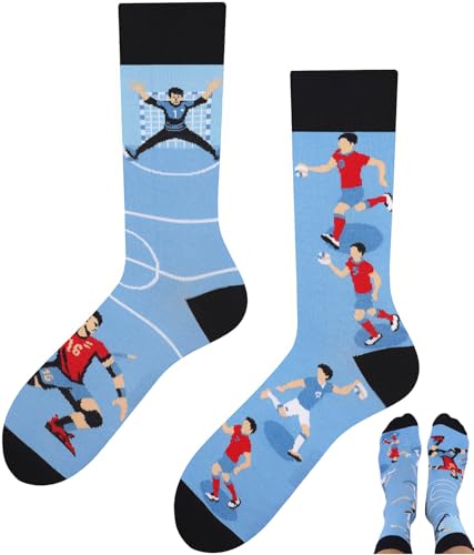 TODO Lustige Socken Handball Herren, Handball Socken Motiv 47-50 von TODO