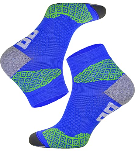 TODO RUNNING RAID - Quarter Laufsocken, Technisch, Anti-Blasen Polsterung, für Damen & Herren mit DryTex. Bunte Funktionssocken | Marathon | Trail | Joggen | Laufen | Running (35-38, Blau) von TODO