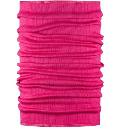 TODO Universal Schlauchschal Winter Halstuch für Laufen Radsport Herren Damen Multifunktionstuch Halswärmer Warm Fleece Winddicht Ski Nackenwärmer Fussball Schwarz (Rosa - ns1) von TODO