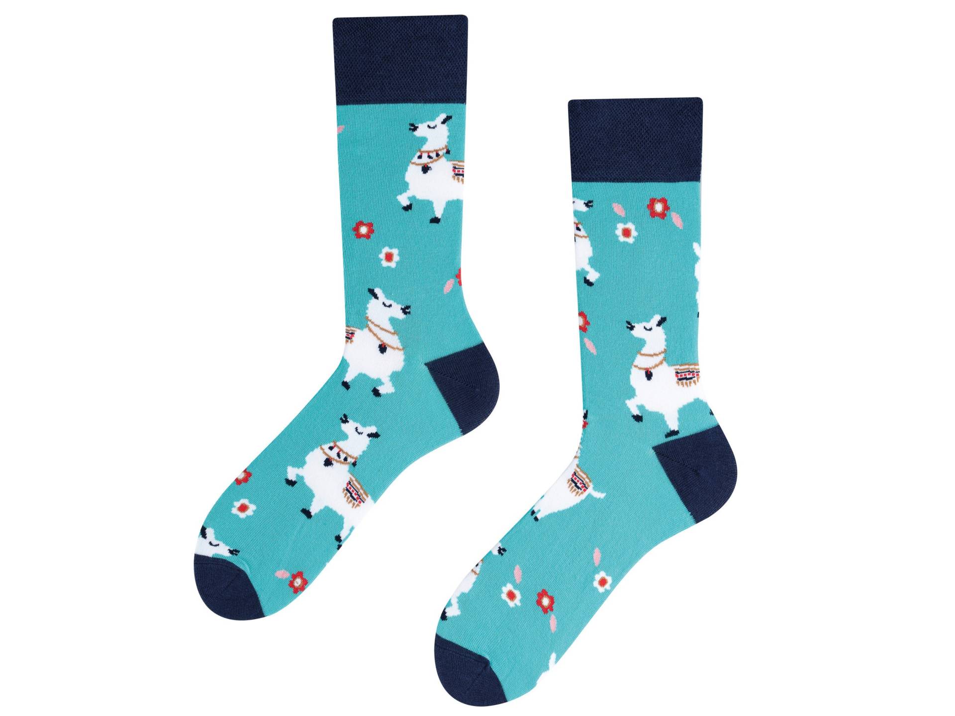 Alpaca Socken | Socks Witzige Mit Tiermotiv Coole Bunte Todosocks von TODOSOCKS