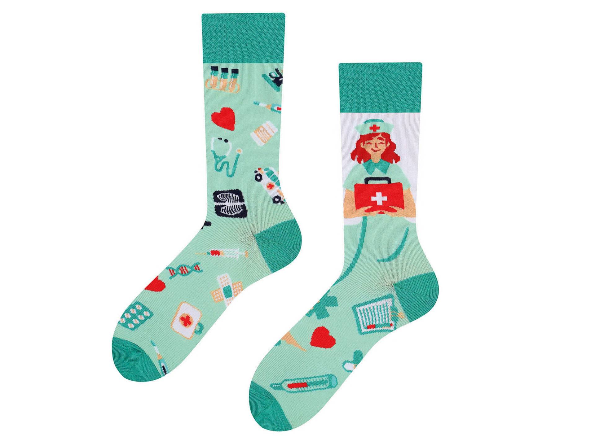 Coole Socken Für Krankenschwester | Witziges Geschenk Krankenpflegerin Op Schwester Pflegerin Oder Ärztin von TODOSOCKS