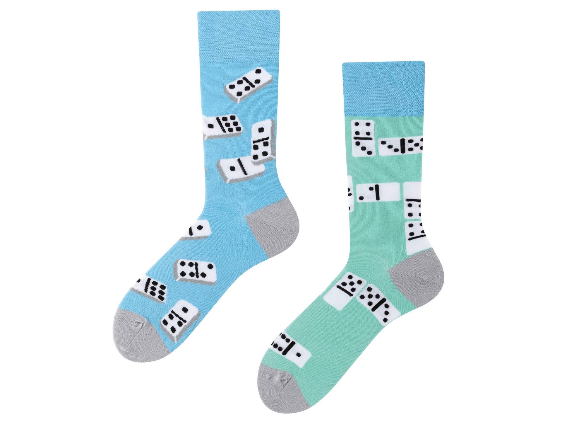 Domino Socken | Socks Witzige Funny Blue Steine Crazy Verrückte Socken| Todosocks von TODOSOCKS