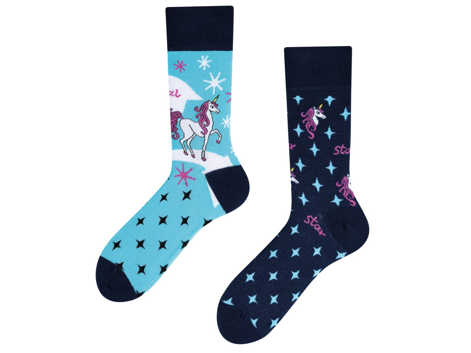 Einhorn Socken | Unicorn Socks Cute |Niedliche Crazy Wonderful Bunte Soclen Todosocks von TODOSOCKS