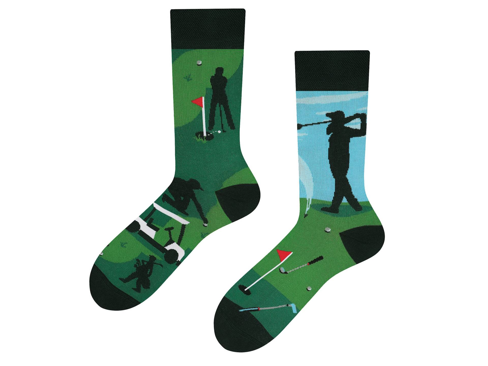 Golf Socken | Geschenk Für Golfer Golfspielerin Golfcaddy Golfcoach| Mode Todosocks von TODOSOCKS