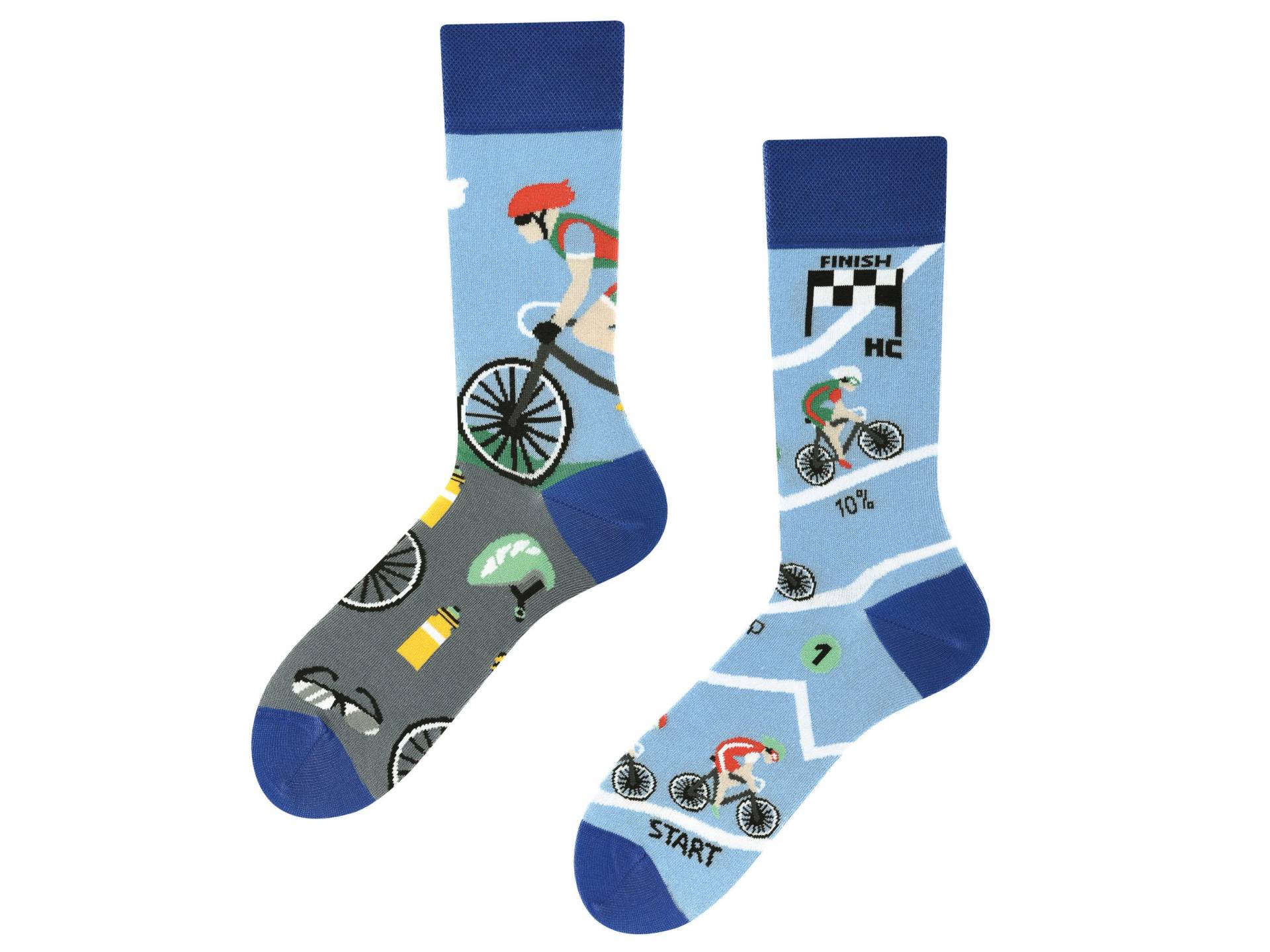 Tour De Bike Socken | Bicycle Socks Fahrrad Lustige Geschenk Männer Frauen Todosocks von TODOSOCKS