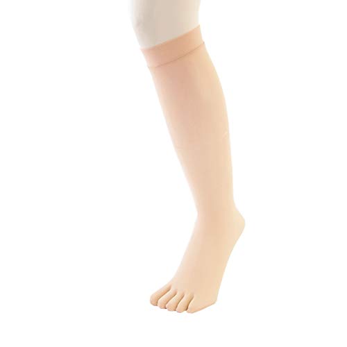 TOETOE - LEGWEAR - Plain Nylon Knee-High (Beige) von TOETOE