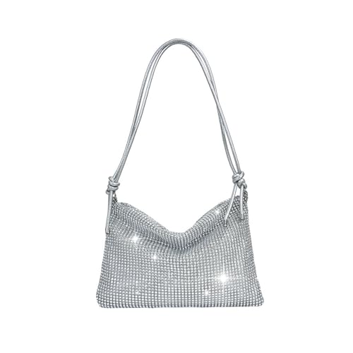 TOFBS Clutch Damen Abendtasche Klein Glitzer Handtasche Elegant Hochzeit Braut Schultertasche Clutches Klein Abendtaschen Glitzer Tasche Elegant von TOFBS