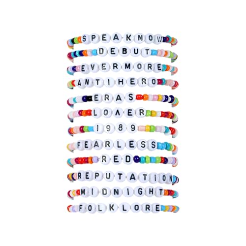 TOFBS Freundschaftsarmbänder TS Armband für Damen Bunte Armbänder Set Perlen Friendship Bracelet Kit Mode Armreifen Schmuck Senden Fans Mädchen Freund Geschenke TOFBS Freundschaftsarmbänder TS Armband für Damen Bunte Armbänder Set Perlen Friendship Bracelet Kit Mode Armreifen Schmuck Senden Fans Mädchen Freund Geschenke von TOFBS