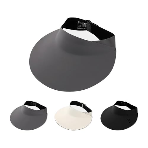 TOFBS Sonnenhut Damen Herren Schirmkappe Visor Cap Breite Krempe Uvschutz Verstellbar Fischerhut Sommer Strand Sonnenschutz Golfhut Tennis Outdoor Sport Aktivitäten Sonnenschirm Hut von TOFBS