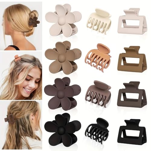 Tofbs Blumenform Haarspangen Set 3 Stück Rutschfeste Haarclips Hochwertige Kunststoff Haarklammern Starkes Halten Für Dickes Und Dünnes Haar Stilvolle Haaraccessoires Für Damen Und Mädchen Tofbs Blumenform Haarspangen Set 3 Stück Rutschfeste Haarclips Hochwertige Kunststoff Haarklammern Starkes Halten Für Dickes Und Dünnes Haar Stilvolle Haaraccessoires Für Damen Und Mädchen von TOFBS