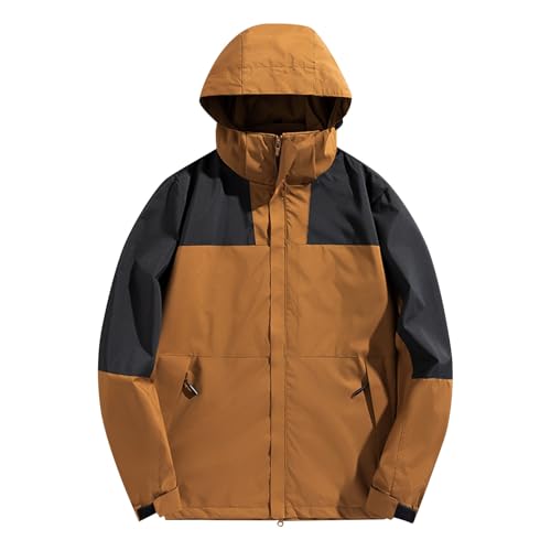 TOFOTL Langer Regenmantel Erwachsene Übergangsjacke Herren Fahrradponcho Herbstjacke Fahrrad Regenjacke Ultraleicht Motorrad Softshell Rollator Arbeits Jackets Herbstjacke Herren Hellbraun 6XL TOFOTL Langer Regenmantel Erwachsene Übergangsjacke Herren Fahrradponcho Herbstjacke Fahrrad Regenjacke Ultraleicht Motorrad Softshell Rollator Arbeits Jackets Herbstjacke Herren Hellbraun 6XL von TOFOTL