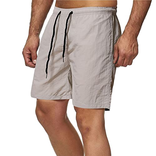 TOFOTL Unterhosen Männer Cargo Lang Stoffhose Fit Hosen Herren Kurz Business Cargohose Hose Freizeithose Herren Kostüm Herren Zip Sporthose Grau 3XL von TOFOTL