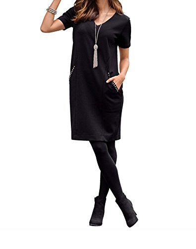 TOP Marken Kleid SCHWARZ MIT Taschen GR. 40 0317061739 (40) von TOGETHER