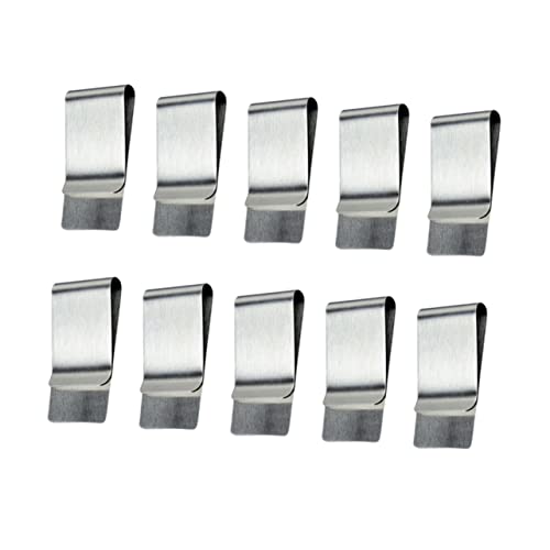 TOGEVAL 10stücke Geldklammern Aus Schmaler Geldbeutel Vertikaler Bargeldhalter Für Männer Und Frauen Flexibel Und Praktisch Für Banknoten Und Karten von TOGEVAL