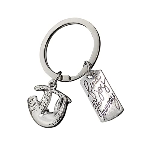 TOGEVAL Schlüsselanhänger Mit Faultier-Design Schlüsselanhänger Zum Aufhängen An Der Tasche von TOGEVAL