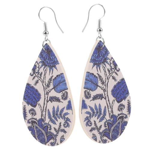 TOGEVAL Tropfenohrringe Damen Bohemian Dangle Ohrhänger Tropfenohrringe Dekorative Ohrringe Für Frauen Statement-ohrringe Aus Robustem Material Mit Zarter Farbe Und Tropfenform Für Alltag von TOGEVAL