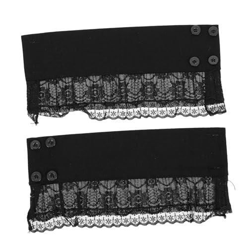 TOGEVAL 1 Paar falsche Ärmel aus Spitze Frau Spitze falscher Ärmel Armband falsche Ärmel Handgelenkmanschetten mantelkleid sweaters Spitze Frauen gefälschte Manschette Frau falscher Ärmel von TOGEVAL