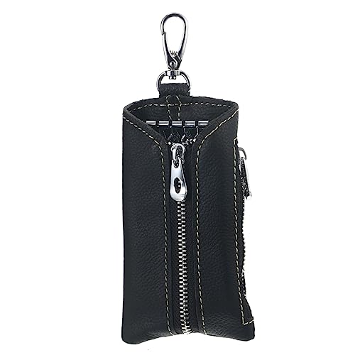 TOGEVAL 1stück Multifunktionales Autoschlüssel Etui Mit Münzfach Zipper Geldbörse Für Karten Und Kleingeld Robuste Pu Schlüsselhalter Für Damen Und Herren von TOGEVAL