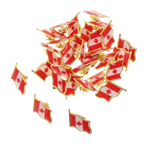 TOGEVAL 1 Satz Flaggen Brosche Nationalflagge Anstecker Für Kleidung Souvenir Und Für Patriotische Anlässe 25 Stück von TOGEVAL