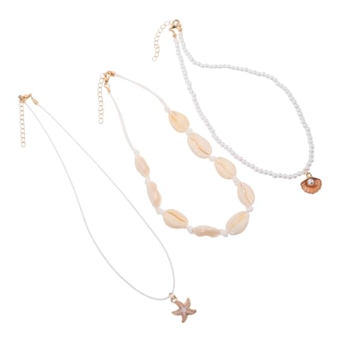 TOGEVAL 1 Satz Hawaiian Shell Choker Halskette für Damen Handgefertigt mit Natürlichen Muscheln Boho Sommer Strand Schmuck Verstellbar Leicht Einzigartiges Design TOGEVAL 1 Satz Hawaiian Shell Choker Halskette für Damen Handgefertigt mit Natürlichen Muscheln Boho Sommer Strand Schmuck Verstellbar Leicht Einzigartiges Design von TOGEVAL