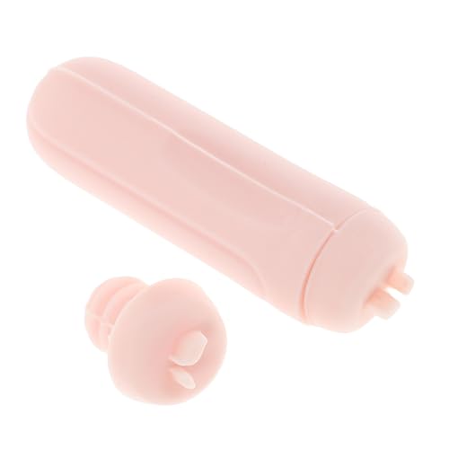 TOGEVAL 1 Satz Nagelstempel-Set Stempel mit französischer Spitze Nagelstifte Nageldesign-Stempel weißer Nagelstift Mond- und Stern-Nagelaufkleber Doppelkopf-Nagelstempel Kieselgel Rosa von TOGEVAL