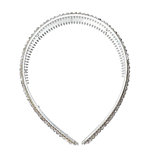 TOGEVAL 1 Stück Breitseitiger Rhinestone Haarschmuck Haarband für Damen für Feste und Partys aus Langlebigem Material Leicht und Komfortabel zu Tragen von TOGEVAL
