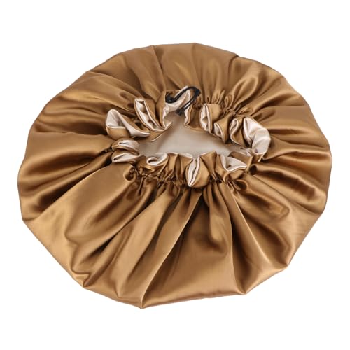 TOGEVAL Doppellagige Duschhaube Aus Satin Für Frauen Und Mädchen Wiederverwendbar Badehaube Mit Elastischem Design Geeignet Für Gesichtspflege Baden Und Hausreinigung Leicht Und Sicher TOGEVAL Doppellagige Duschhaube Aus Satin Für Frauen Und Mädchen Wiederverwendbar Badehaube Mit Elastischem Design Geeignet Für Gesichtspflege Baden Und Hausreinigung Leicht Und Sicher von TOGEVAL