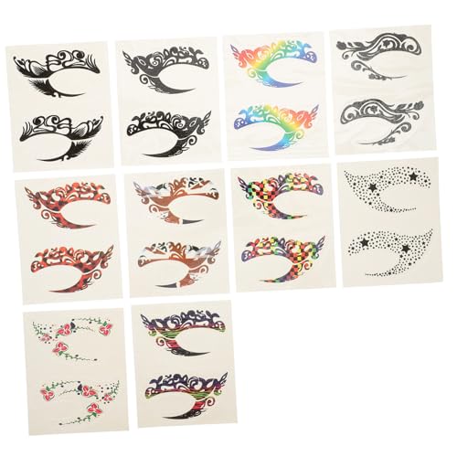 TOGEVAL 10 Paar Eyeliner Aufkleber Lidschatten Augendekorationen Make Up Augen Make Up Aufkleber Eyeliner Temporäre Lidschatten Aufkleber Augen Make Up Aufkleber Lidschatten TOGEVAL 10 Paar Eyeliner Aufkleber Lidschatten Augendekorationen Make Up Augen Make Up Aufkleber Eyeliner Temporäre Lidschatten Aufkleber Augen Make Up Aufkleber Lidschatten von TOGEVAL