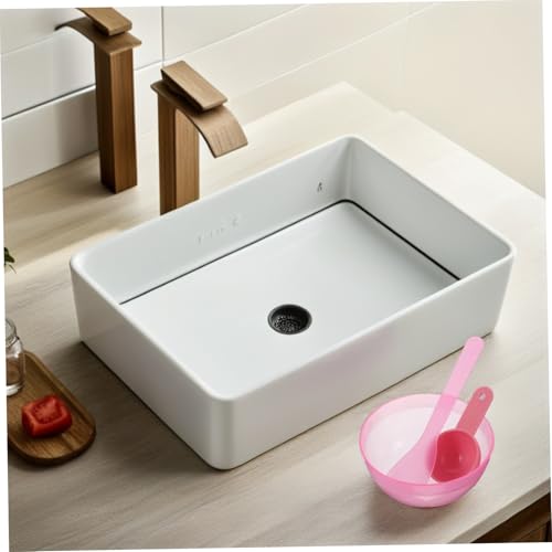 TOGEVAL 10 Sätze Teiliges DIY Masken Set mit Mischschalen Spatel und Löffel aus Robustem Kunststoff Vielseitige Schalen für Hautpflege Reisen Salon und Zuhause Einfache Schnelles Anrühren von TOGEVAL