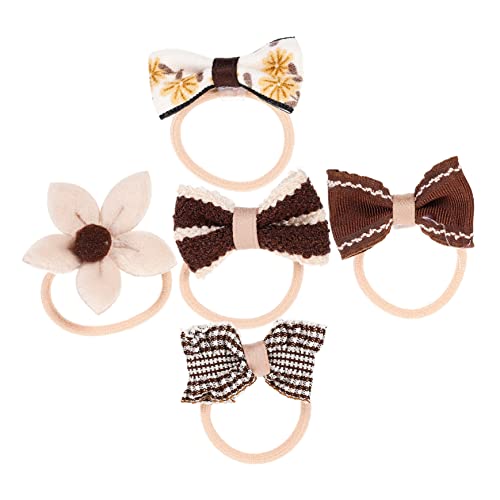 TOGEVAL 10stücke Haarbänder Mit Schleife Elastische Scrunchies Für Feines Haar Süße Haarschmuck Für Mädchen Vielseitige Haaraccessoires Für Alltag Und Feiern von TOGEVAL