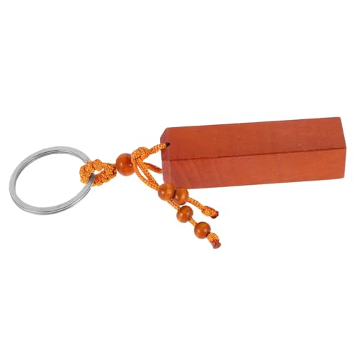 TOGEVAL 10 Stück Schlüsselanhänger Aus Holz – Rohlinge Für Schlüsselanhänger- Leicht Und Ideal Für Projekte von TOGEVAL