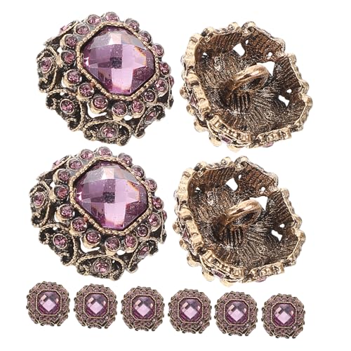 TOGEVAL 10 Stück Strassverzierungen Damen Mantelknöpfe Metall Dekorative Knöpfe Für Kleidung Modische Aufnähknöpfe TOGEVAL 10 Stück Strassverzierungen Damen Mantelknöpfe Metall Dekorative Knöpfe Für Kleidung Modische Aufnähknöpfe von TOGEVAL