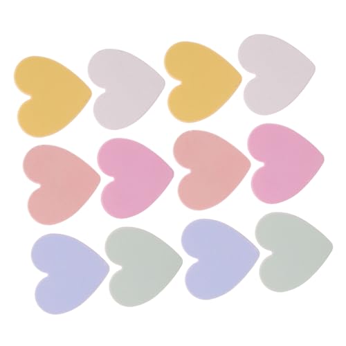 TOGEVAL 10 Stück Teiliges Herzförmige Haarklammern Bunte Haarklammern Rutschfeste Haarspangen für Damen Mädchen zum Fixieren und Dekorieren Haars Alltags und Freizeitaccessoire von TOGEVAL