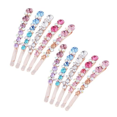 TOGEVAL 10 Stück Teiliges Strass Haarspangen für Damen Glänzende Hochzeits Haarclips Weiß Blau und Champagner für Verschiedene Anlässe TOGEVAL 10 Stück Teiliges Strass Haarspangen für Damen Glänzende Hochzeits Haarclips Weiß Blau und Champagner für Verschiedene Anlässe von TOGEVAL