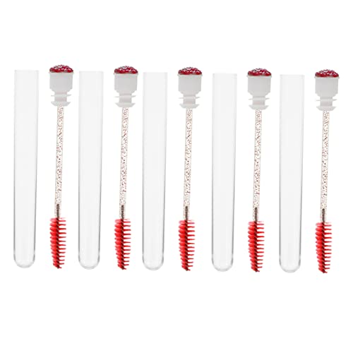 TOGEVAL 10 Stück Teiliges Wimpernbürsten mit Glitzer Transparente Röhren Augenbrauen und Wimpernkamm für Anwendung von Wimperntusche Tragbares Make Up Werkzeug für und Mädchen TOGEVAL 10 Stück Teiliges Wimpernbürsten mit Glitzer Transparente Röhren Augenbrauen und Wimpernkamm für Anwendung von Wimperntusche Tragbares Make Up Werkzeug für und Mädchen von TOGEVAL