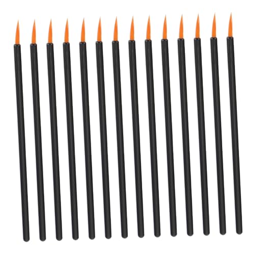 TOGEVAL 100 Stück Einweg Eyeliner Pinsel Präzise Make Up Werkzeuge für Augen Make Up für Profis und Leicht Tragbar und Einfach zu Reinigen für Flüssigen Eyeliner Lippenstift und Mehr von TOGEVAL