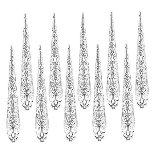 TOGEVAL 10stücke Teiliges Von Halloween Fingernagel-cosplay Zubehör Gruselige Fingerkappen Für Zombies Und Für Mottopartys Und Maskeraden von TOGEVAL