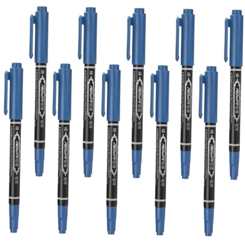 TOGEVAL 10stücke Microblading-augenbrauenstift Für Hautmapping Einfacher Ölstift Hautstift Für Augenbrauen-make-up Professionelles Tätowierungs-mapping-tool von TOGEVAL