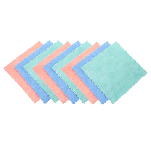 TOGEVAL 10stücke Mikrofaser Gesichtshandtuch Make-up Entferner Waschlappen Für Damen Gesicht Reinigungstuch Waschbar Reisen Und Zuhause Geeignet von TOGEVAL
