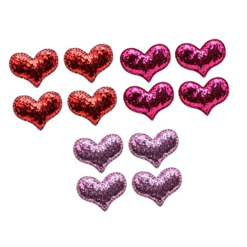 TOGEVAL 12stücke Kleine Herz-haarspangen Süße Glitzer-haarspangen Für Mädchen Für Geburtstagsfeiern Und Alltag von TOGEVAL