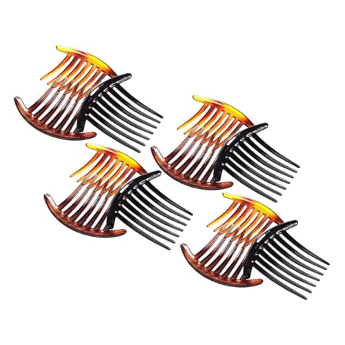TOGEVAL 12 Stück Teiliges Dekorative Zahn Haarsteckkämme für Frauen und Mädchen Leichter Geruchloser Ergonomisch Gebogen zum Fixieren von Stirnfransen und Hochsteckfrisuren Vielseitiges von TOGEVAL