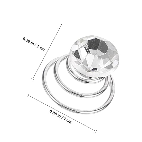 TOGEVAL 12 Stück Teiliges Haarklammer Funkelnden Strasssteinen Elegante Haarspangen für Damen und Mädchen Robustes Design für Alltag und Besondere Anlässe Komfortabel und Vielseitig von TOGEVAL