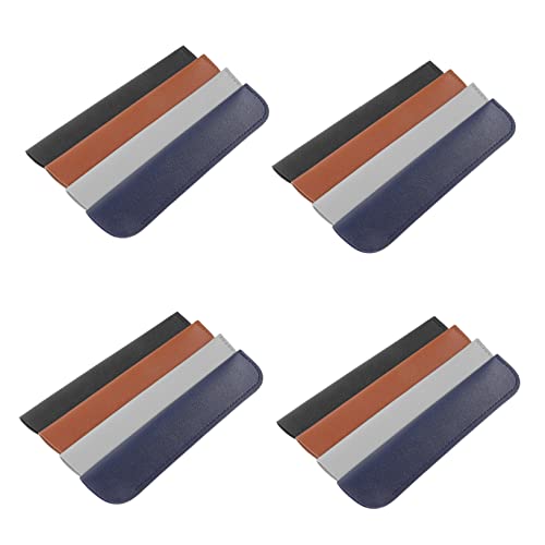 TOGEVAL 12stücke Leder Stifthülle Für Einzelnen Stift Schutzhülle Aus Leder Stifthalter Beutel Kompaktes Etui Für Füllfederhalter Und Kugelschreiber von TOGEVAL